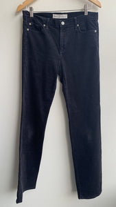 Pre-Owned Gap Black Corduory Boot Cut Jeans - Size 30