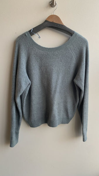 Pre Owned Gentle Fawn Blue Knot Front Sweater Size Small Cranberry Collective Boutique