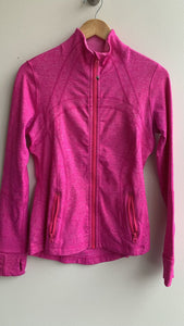 Pre-Owned Lululemon Hot Pink Athletic Jacket - Size 8