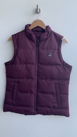 Pre-Owned Bench Purple Puffer Vest - Size Medium