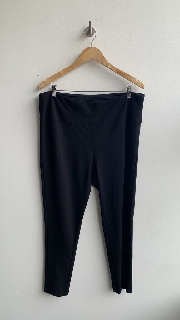 Pre-Owned Alexander Jordan Black Tummy Control Leggings - Size 1X