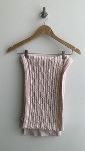 Pre-Owned Calvin Klein Baby Pink Knit Scarf