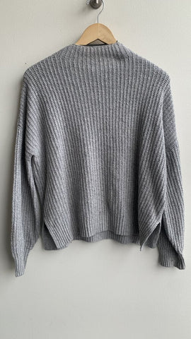 Pre-Owned Rachel Zoe Grey Mock Neck Sweater - Size Medium