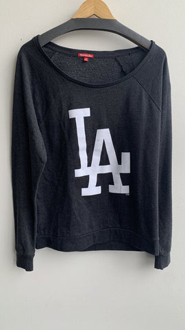 Pre-Owned Mitchell & Ness Charcoal 'LA' Sweatshirt - Size Medium