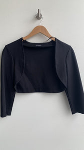 Pre-Owned Le Chateau Black Bolero Jacket - Size Small