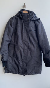 Pre-Owned Wind River Charcoal Hooded Winter Coat - Size Small