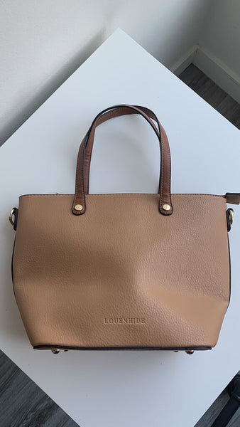 Pre-Owned Louenhide Light Brown Handbag