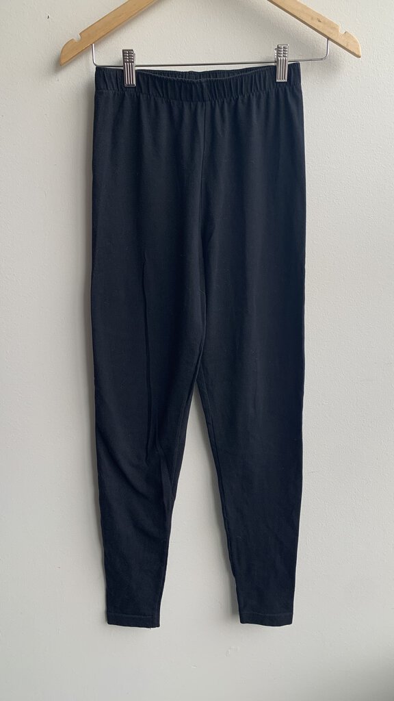 Pre-Owned Black Cotton Leggings - Size Small (Estimated)