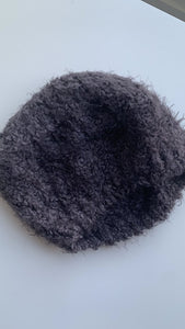 Pre-Owned Grey Knit Beret