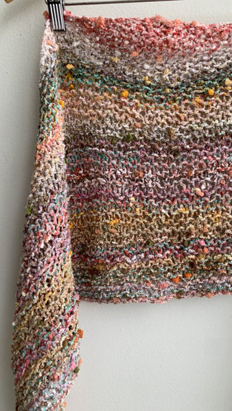 Pre-Owned Multi Colour Knit Shawl