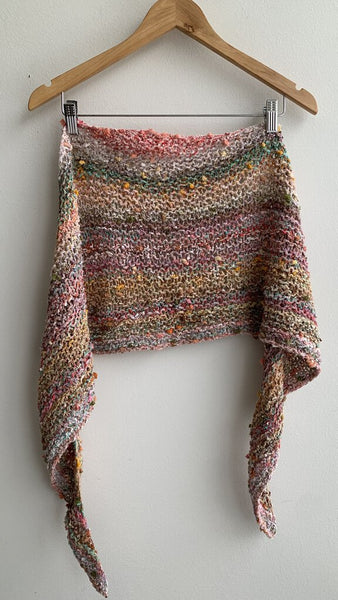 Pre-Owned Multi Colour Knit Shawl