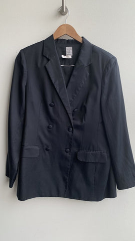 Pre-Owned Tristan Navy Double Breasted Blazer- Size 10