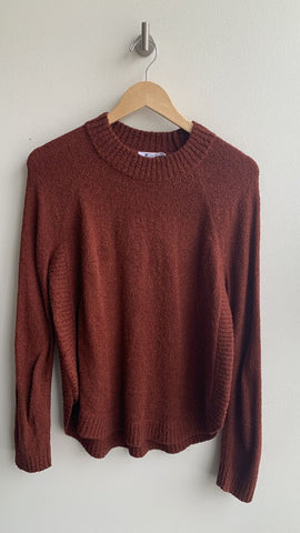 Pre-Owned BB Dakota Rust Curved Hem Sweater - Size Medium