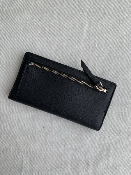 Pre-Owned Kate Spade Black Fold Open Wallet