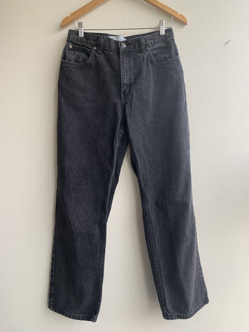 Pre-Owned Penmans Vintage Black Straight Leg Jeans - Size 12