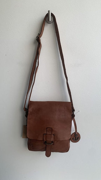 Pre-Owned Harbour 2nd Brown Leather Crossbody NWT