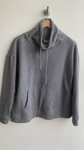 Pre-Owned Everyday Sunday Grey Cowl Sweatshirt- Size Medium