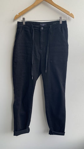 Pre-Owned Judy Blue Black Denim Jogger- Size 5