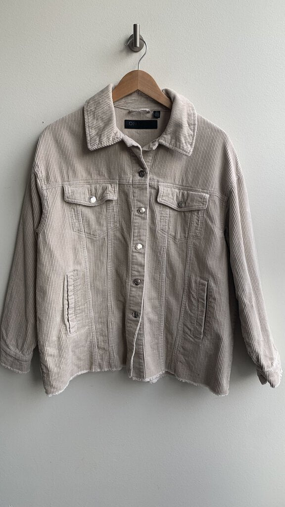 Pre-Owned Only Tan Corduroy Jacket- Size Small