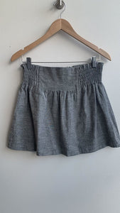 Pre-Owned Timing Grey Paper Bag Style Mini Skirt- Size Large