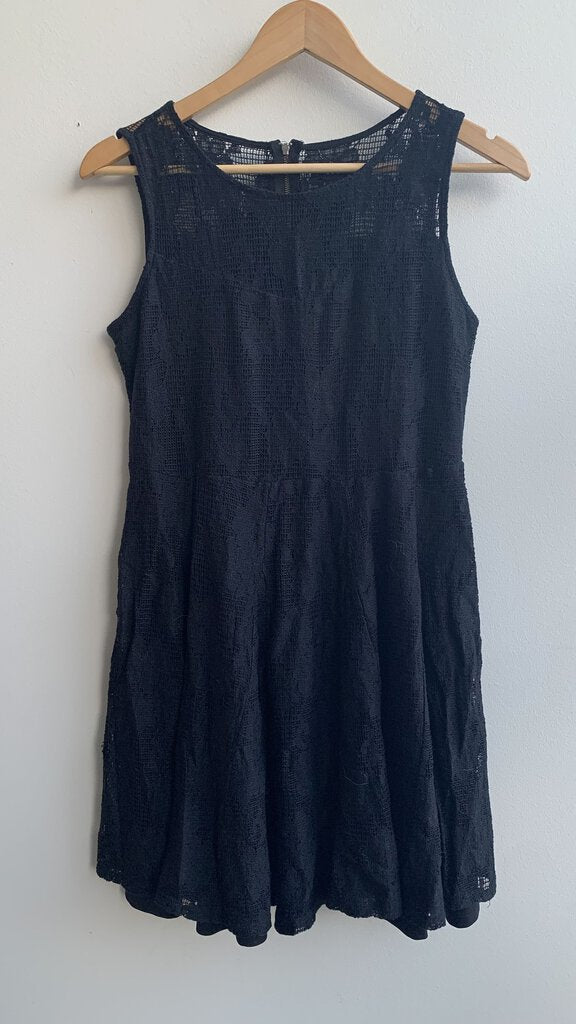 Pre-Owned Jessica Black Lace Dress- Size 10