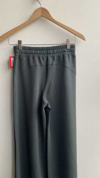 Pre-Owned Spanx Dark Palm Air Essentials Wide Leg Pant (NWT) - Size X-Small