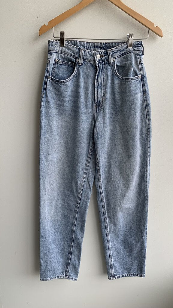 Pre-Owned & Denim Light Wash 90's Baggy Jeans - Size 4