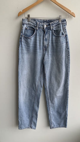 Pre-Owned & Denim Light Wash 90's Baggy Jeans - Size 4