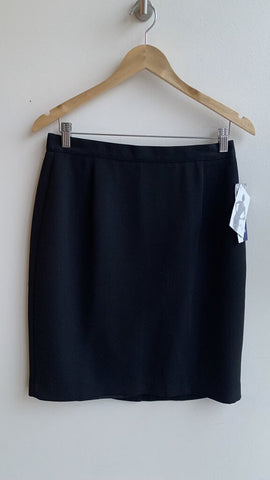 Pre-Owned Ingenuity Black Suiting Skirt (NWT) - Size 10