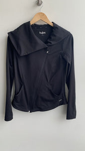 Pre-Owned Hyba Black Athletic Zip Sweater- Size X-Small