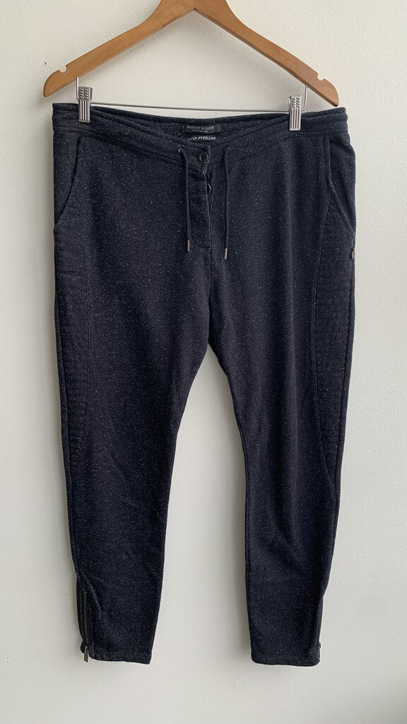 Pre-Owned Black Sparkle Drawstring Waist Jogger- Size 3