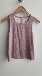 Pre-Owned Pink Cropped Tank Top- Size X-Small