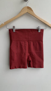 Pre-Owned Zyia Active Red Bike Shorts- Size Small