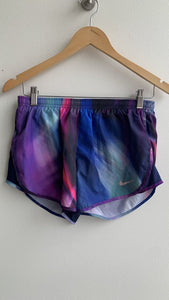 Pre-Owned Nike Blue/Purple Dri-Fit Shorts- Size Small