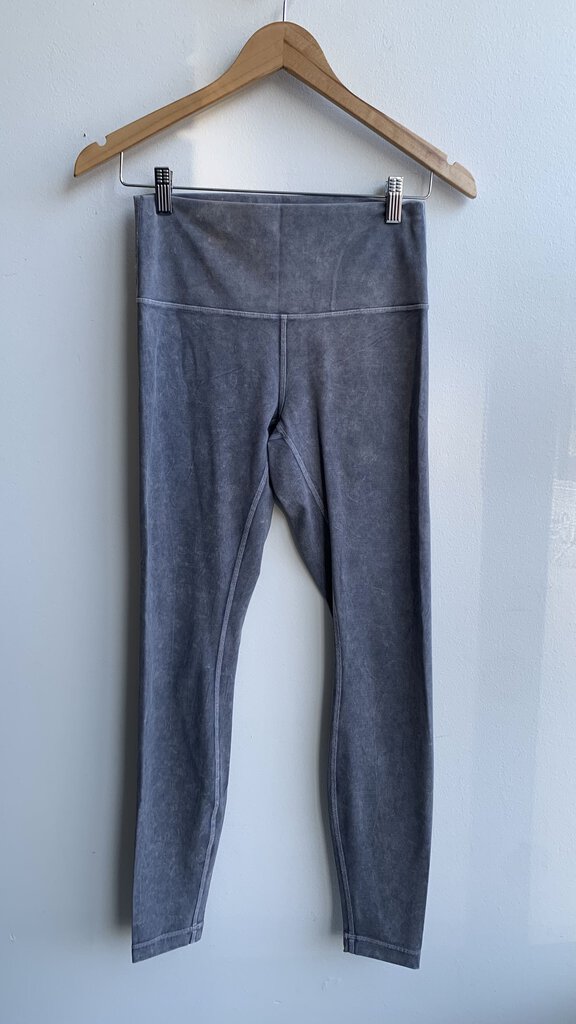 Pre-Owned Lululemon Washed Grey Leggings - Size 6