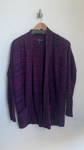 Pre-Owned Talula Heathered Purple Open Front Cardigan - Size Small