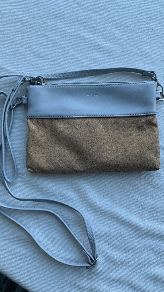 Pre-Owned Pixie Mood Grey/Cork Mini Crossbody