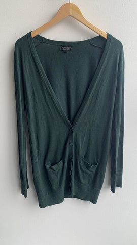 Pre-Owned Topshop Forest Green Cardigan - Size 6