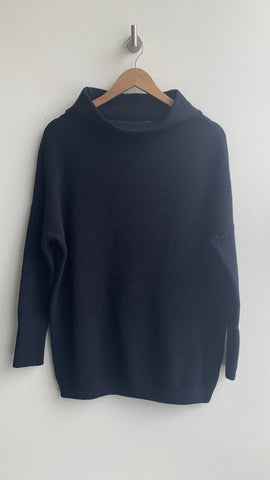 Pre-Owned RD Style Black Mock Neck Sweater- Size Medium