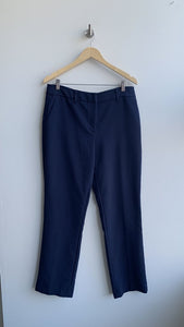 Pre-Owned Hilary Radley Navy Straight Leg Trousers- Size 10