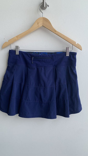 Pre-Owned Lululemon Dark Blue Tall Skort- Size 6