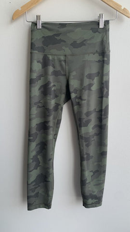 Pre-Owned Lululemon Green Camo Leggings- Size 6