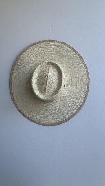 Pre-Owned Brixton Wide Brim Straw Hat - Size S/M