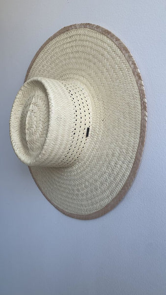 Pre-Owned Brixton Wide Brim Straw Hat - Size S/M