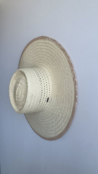 Pre-Owned Brixton Wide Brim Straw Hat - Size S/M