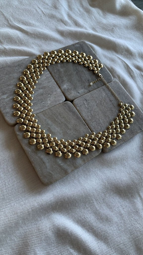 Pre-Owned Gold Chunky Circle Necklace