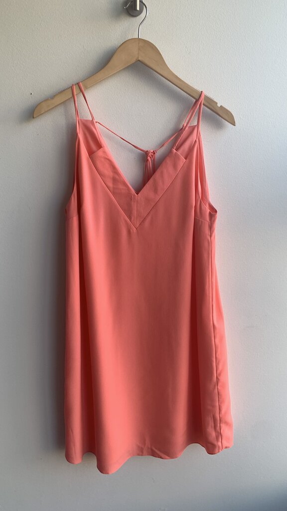 Pre-Owned CeCe Coral Thin Strap Dress - Size 8