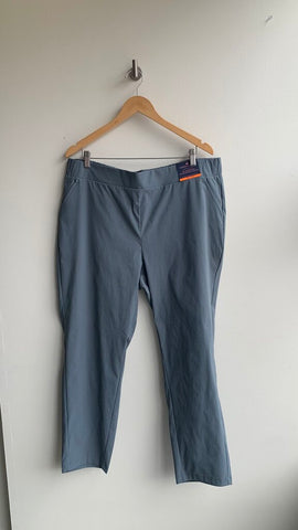 Pre-Owned Modern Ambition Grey/Blue High Rise Stretch Skinny Ankle Pant (NWT)- Size XX-Large