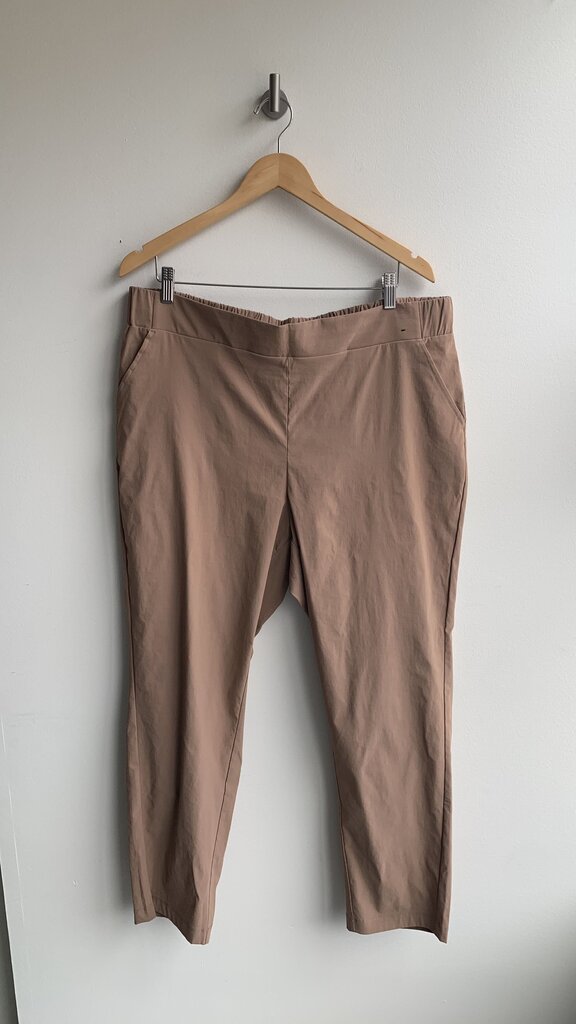 Pre-Owned Modern Ambition Tan High Rise Stretch Skinny Ankle Pant (NWT)- Size XX-Large