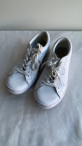 Keds White Leather Sneakers - Size 9